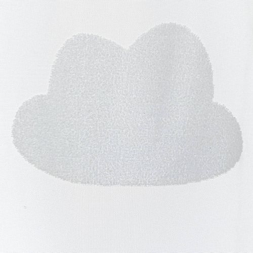 Rideau Voilage à Oeillets "nuage" 140x240cm Blanc