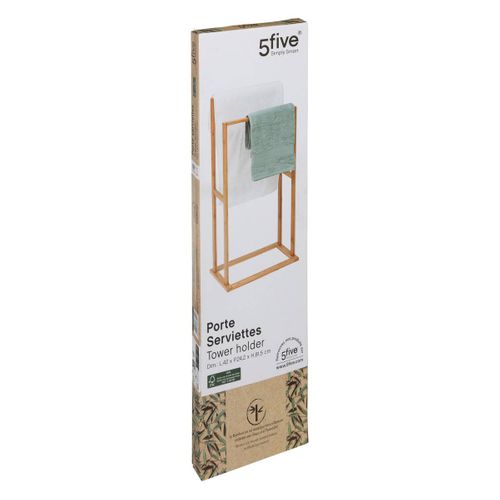Porte Serviettes 2 Barres Bambou 5five