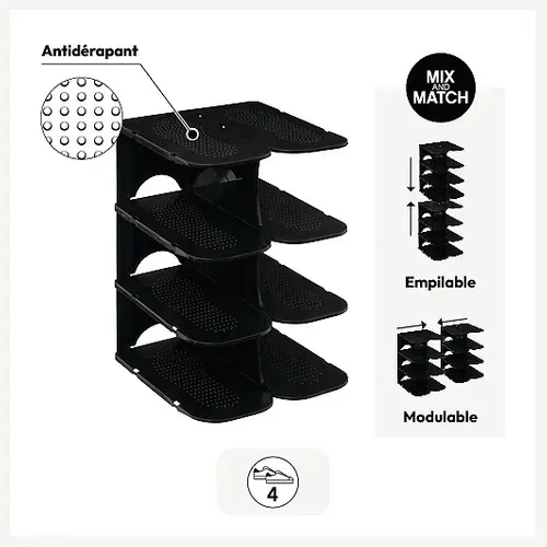 Range-chaussures X4 Plastique