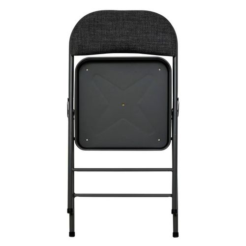 Chaise Pliante En Tissu Chiné Flexy - Gris