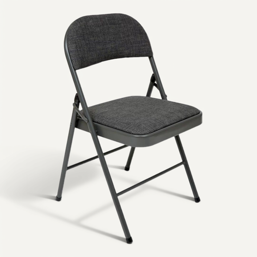 Chaise Pliante En Tissu Chiné Flexy - Gris