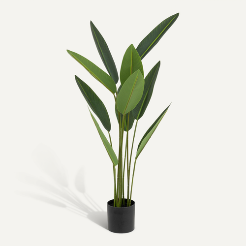 Plante Artificielle Strelitzia En Pot H 97 Cm