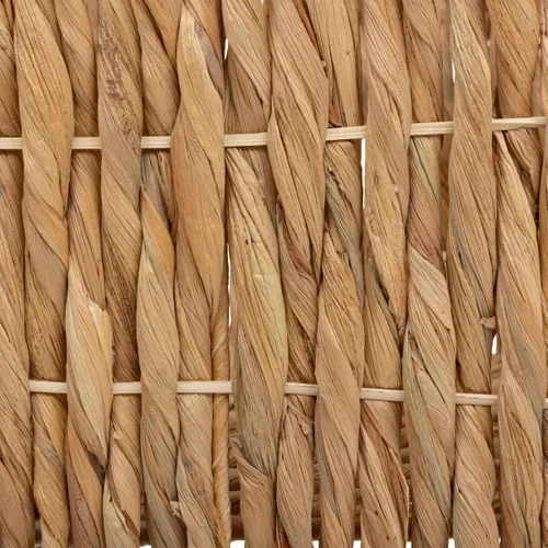 Panier De Rangement Beige En Roseau L 34 Cm