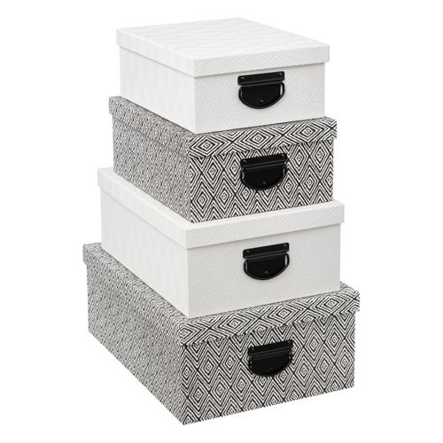 Lot De Deux Boîtes De Rangement Sea Blue Multimix Weston S - Liewood