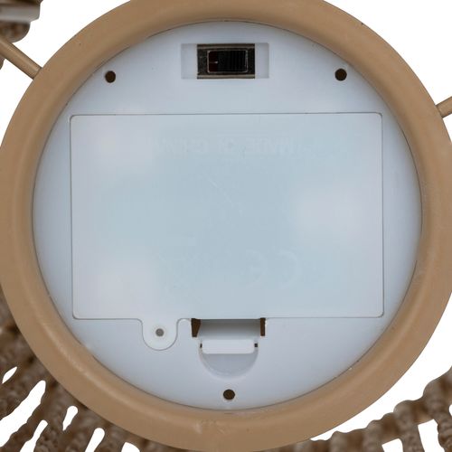 Lampe à poser H. 17 cm ODA Ronde ou droite vue accessoires
