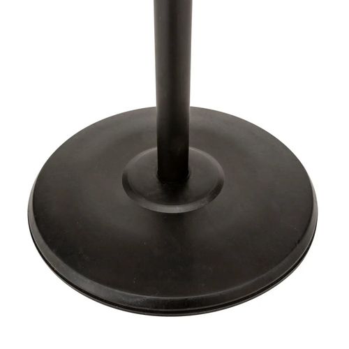 Porte-manteaux 11 Tiges Métal Avec Boules Bois - Noir