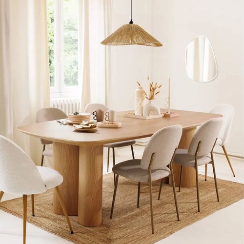 Table À Manger Aliona Bois 220x100cm