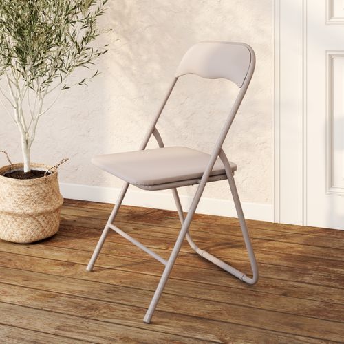 Chaise Pliante Basic Beige 5five
