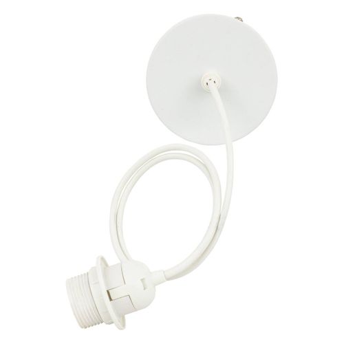 Cable électrique Pour Suspension Métal Blanc L80cm