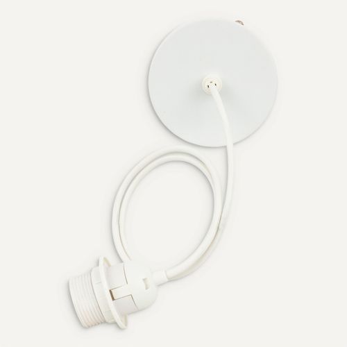 Cable électrique Pour Suspension Métal Blanc L80cm