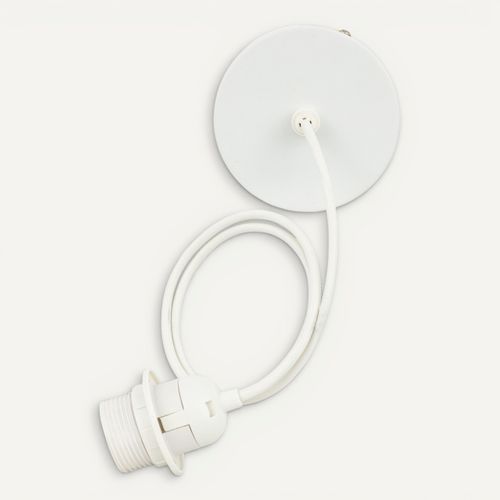 Cable électrique Pour Suspension Métal Blanc L80cm