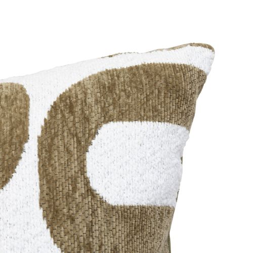 Coussin 40x40 cm SAFINA Kaki vue d'ambiance 1