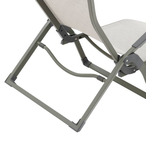 Transat "decima" Vert et Vert Laurier Aluminium Et Texaline