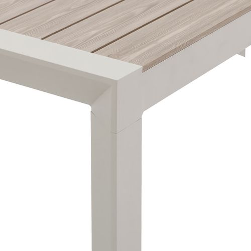 Table Fixe Carrée 8p Evasion Lin/argile