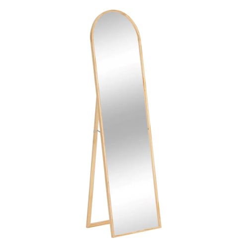 Miroir psyché 180x50 cm KIM Beige vue de face