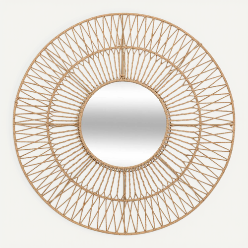 Miroir Corde Millie Beige H75cm