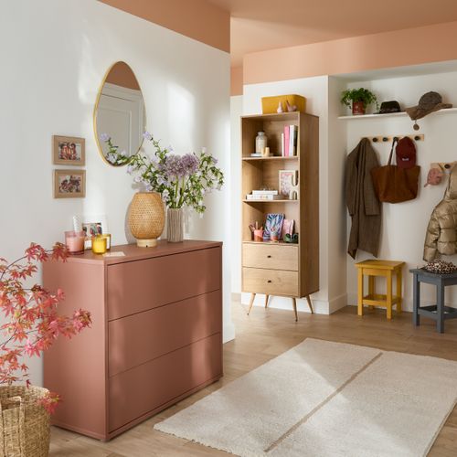 Miroir orga 60x40 cm ROMAN Doré vue d'ambiance 1