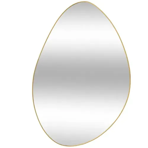 Miroir orga 60x40 cm ROMAN Doré vue de face