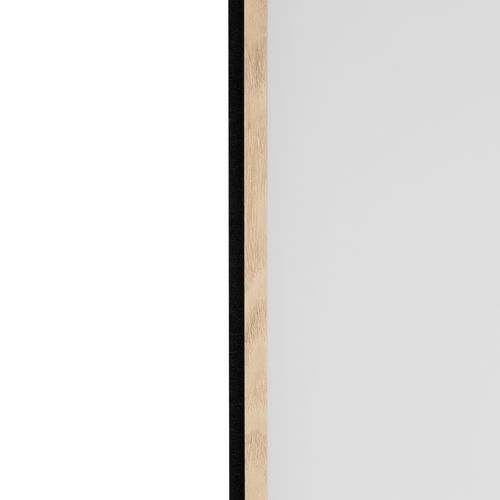 Panneau mural déco 240x60 cm COLVA Naturel/Noir