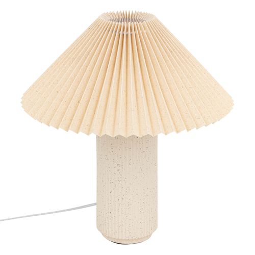 Lampe à poser H. 38 cm TALYA Beige