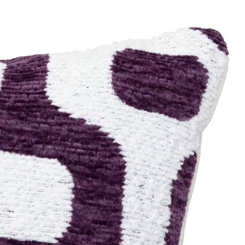 Housse De Coussin Jeni Chenille Violet 40x40cm