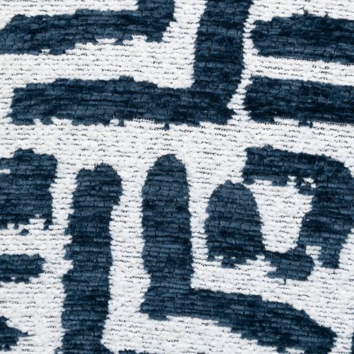 Housse De Coussin Jeni Chenille Bleu égéen 40x40cm