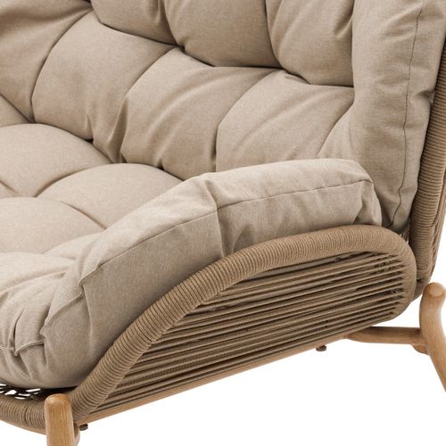 Canapé De Jardin 2 Places Meloane Taupe