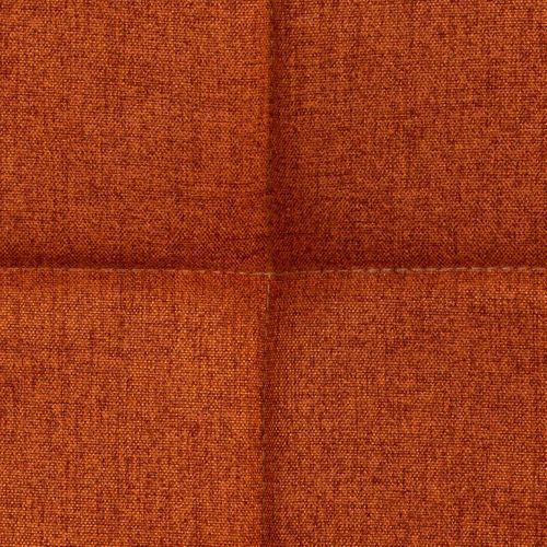 Chaise De Table Assise En Tissu Ambre Et Pieds En Métal Noir