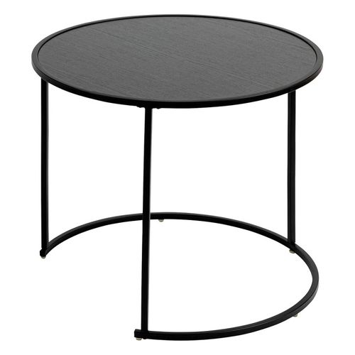 Lot De 3 Tables À Café Noan Noir Atmosphera