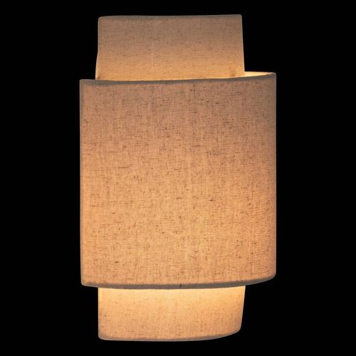 Applique Incurvée Lin Beige Nahel Atmosphera