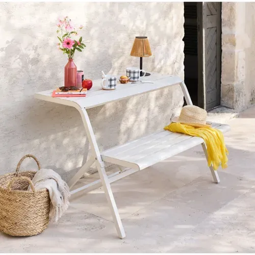 Ensemble De Balcon En Acier 2 Places Drilia - Argile