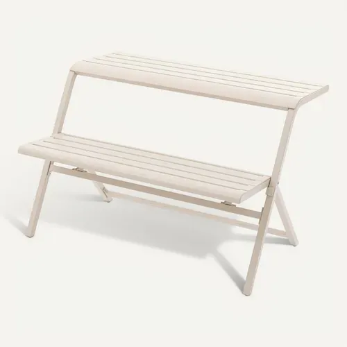Ensemble De Balcon En Acier 2 Places Drilia - Argile
