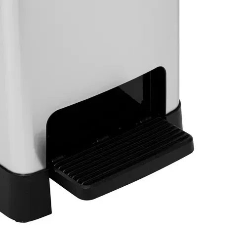 Poubelle à pédale 40L SLIM SOFT Gris / Noir vue accessoires