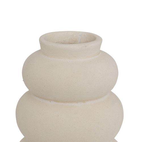 Lot de 3 soliflores H. 9 cm IORA Blanc vue détaillée