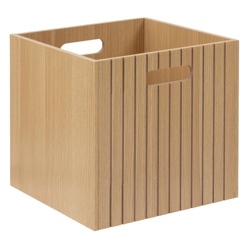 Boîte De Rangement En Bois Effet Tasseau