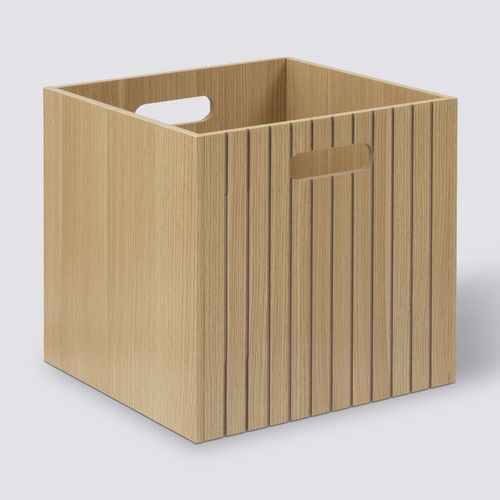Boîte De Rangement En Bois Effet Tasseau