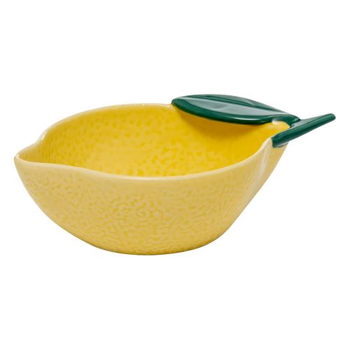 Coupelle En Céramique "citrons" 15cm Jaune