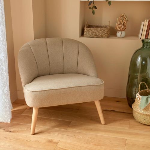Fauteuil "naova" Beige