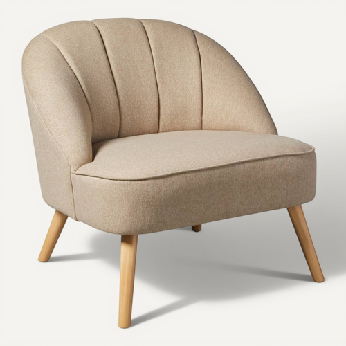 Fauteuil "naova" Beige