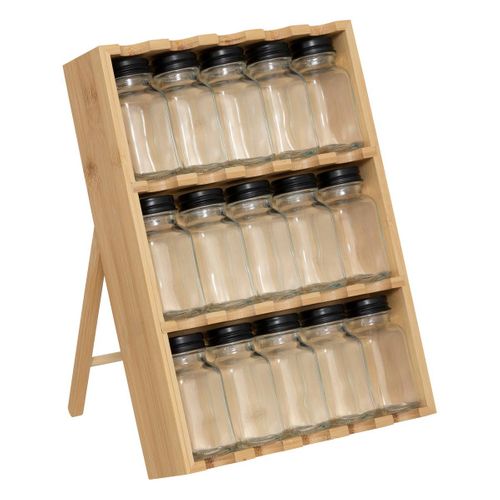 Présentoir à épices "bambou Cuisine" 15 Pots