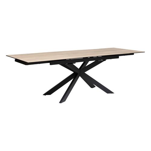 Table à Manger 160/240 X 90 Cm Extensible Boot Effet Bois Atmosphera