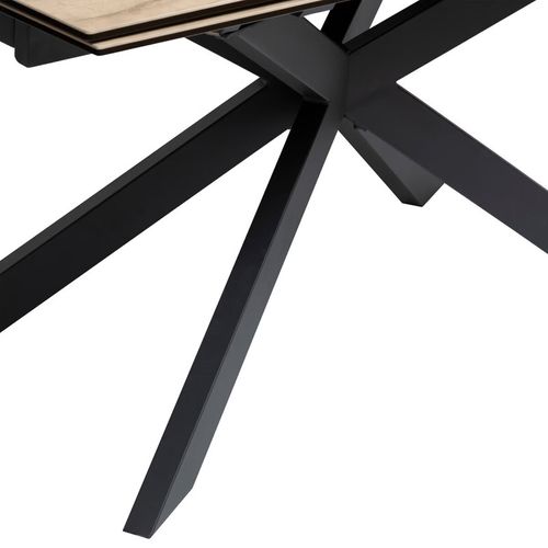 Table à Manger 160/240 X 90 Cm Extensible Boot Effet Bois Atmosphera