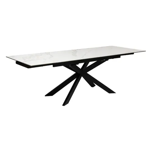 Table à Manger Extensible "boot" Blanc 160x90x76cm
