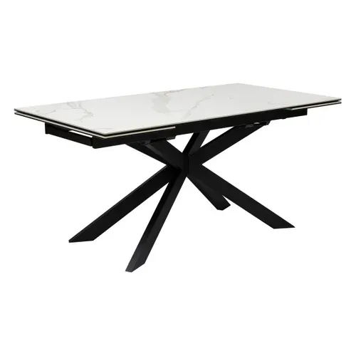 Table à Manger Extensible "boot" Blanc 160x90x76cm