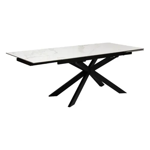 Table à Manger Extensible "boot" Blanc 160x90x76cm