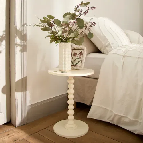 Bout de canapé ALIX Beige vue d'ambiance 1