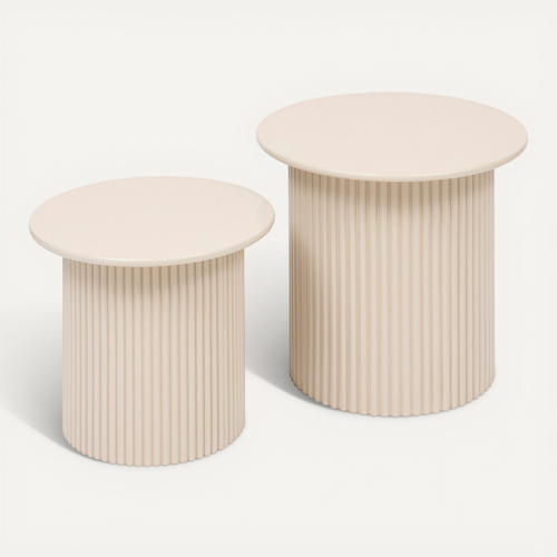 Lot De 2 Tables À Café Eino Beige Atmosphera