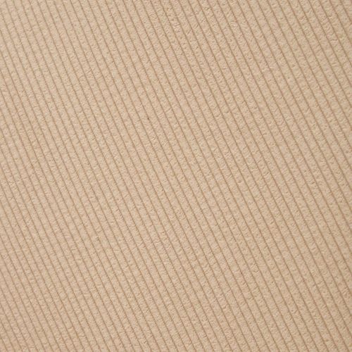 Fauteuil Repas Velours Côtelé Beige Solea
