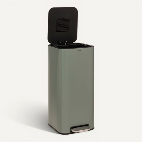Poubelle carrée 30L DELTA Kaki