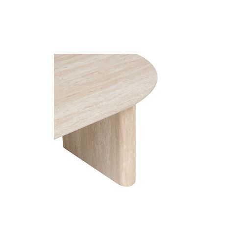 Table basse ANAYA Effet travertin